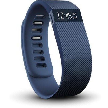 Fitbit Charge - monitor aktywności fizycznej i snu (wersja niebieska, rozmiar L) FB404BUL-EU EOL
