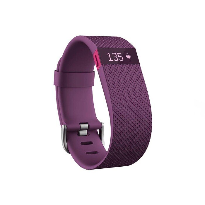 Monitor aktywności fizycznej, snu i pulsu (wersja fioletowa, rozmiar S) Fitbit Charge HR IMAFBCHRSPL