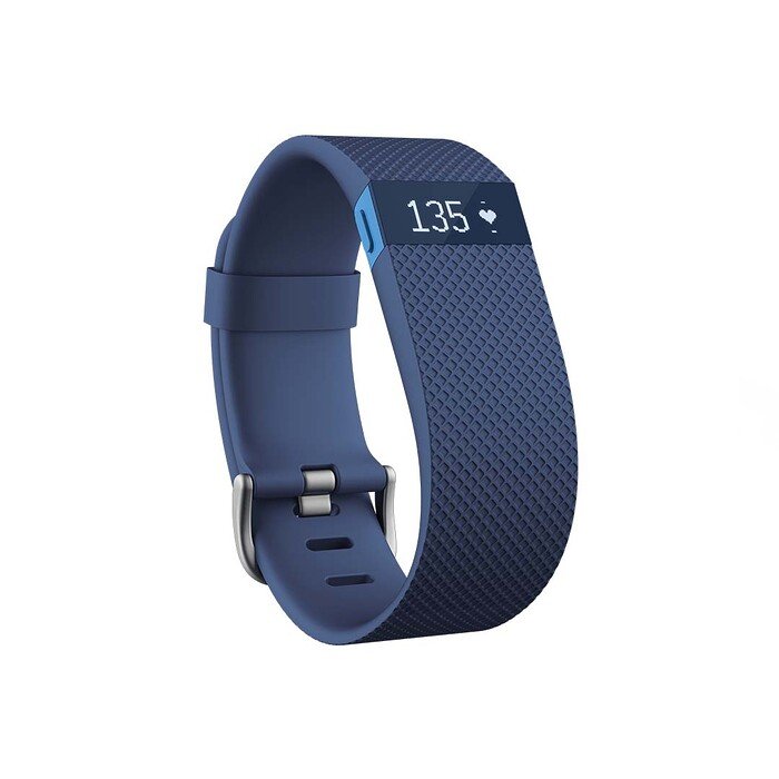 Monitor aktywności fizycznej, snu i pulsu (wersja niebieska, rozmiar S) Fitbit Charge HR IMAFBCHRSBL