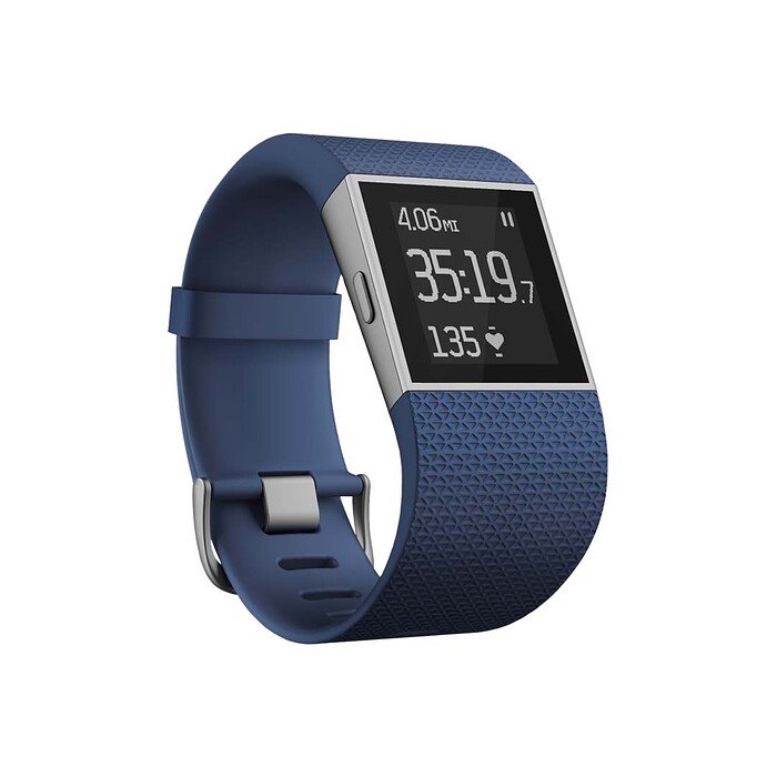 Zegarek GPS z funkcją monitorowania aktywności, snu i pulsu Fitbit Surge IMAFBSULBU