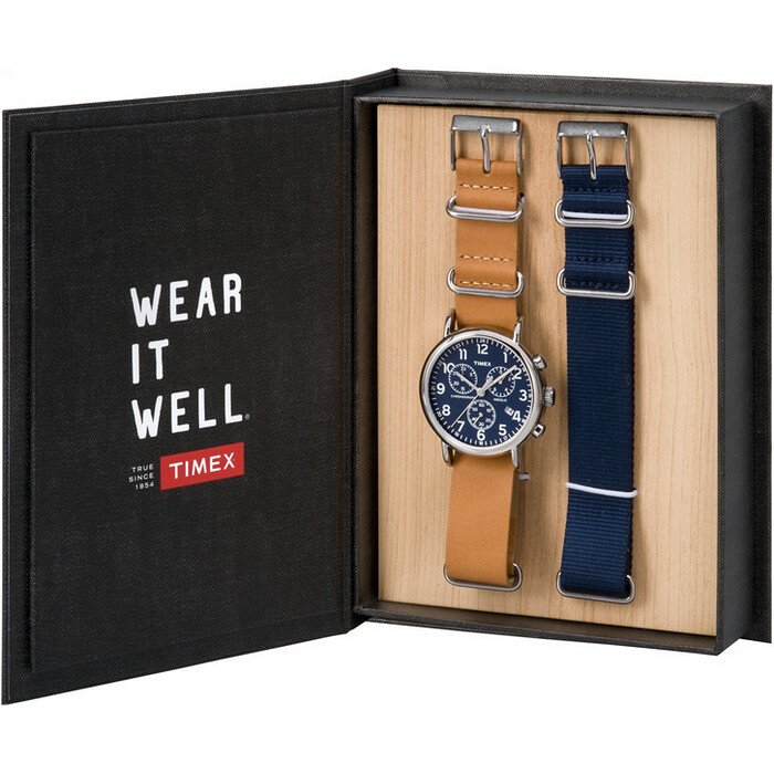 Zegarek unisex Timex Weekender Giftset TWG012800